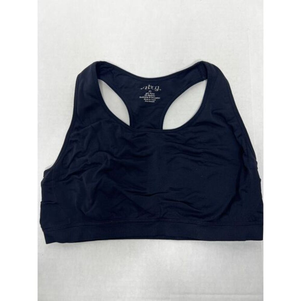 bgc Women's Black Razorback Sports Bra Nylon & Spandex - Size XL - Picture 2 of 6